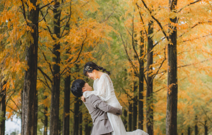 秋のフォトウェディングはやっぱり紅葉🍁