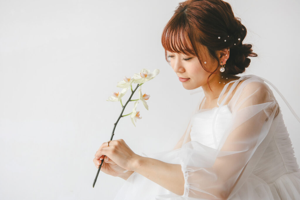 一輪の花と花嫁