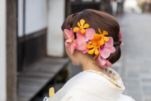 和装の花嫁ヘア