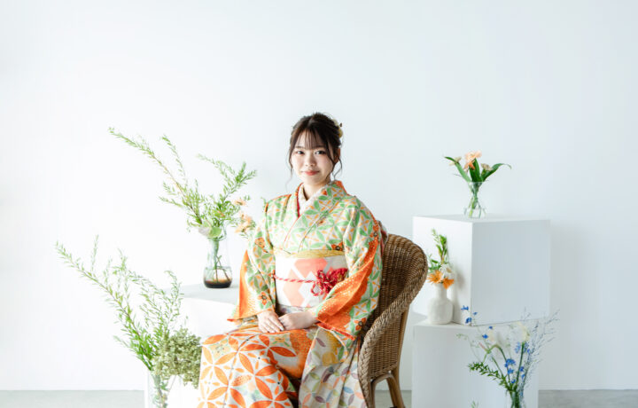 富山キモノコアラのお客様のコーディネート紹介！成人式にぴったりの振袖スタイル