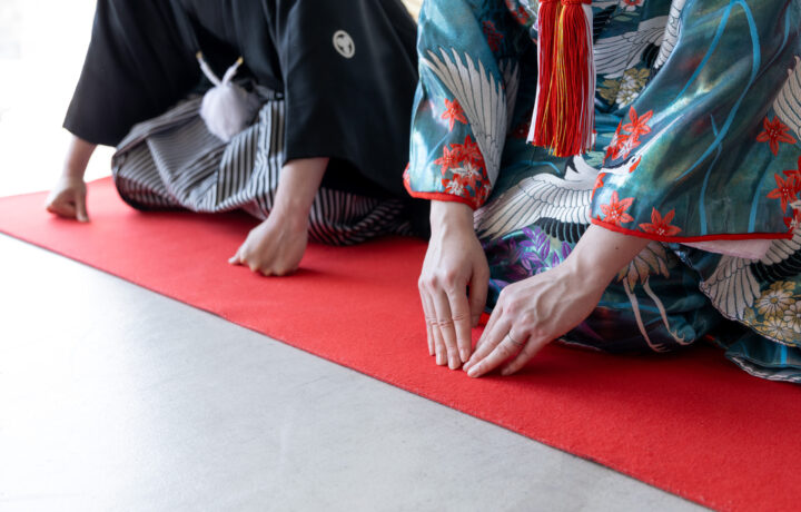 富山で和装フォトウェディング：おすすめポーズ紹介