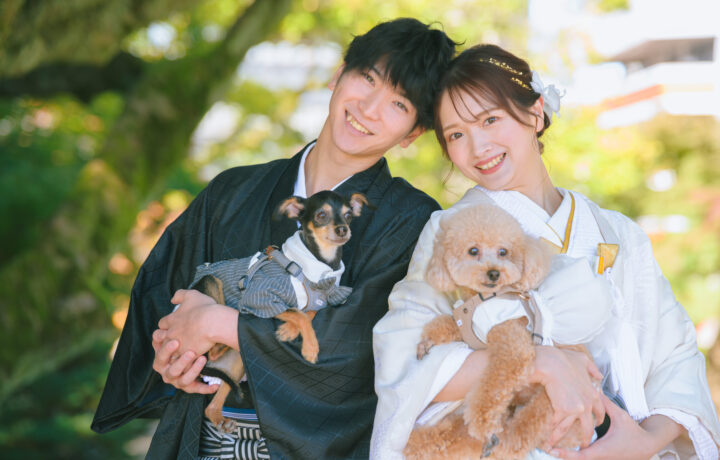富山でフォトウェディング、愛犬と撮影したい方へ！大切な家族と一緒に思い出を残す方法