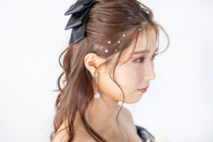 富山のコアラでヘアメイクした花嫁