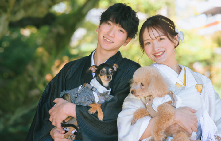 富山のフォトウェディングでペットと一緒に撮影！愛犬・愛猫との思い出を残すコツ