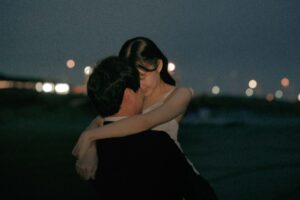 富山のコアラでナイトフォトウェディングを行なった新郎新婦のフォトウェディング